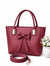 Women's Leather Plain Shoulder Bag