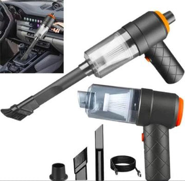 Portable Car Vacuum with 6" Head, ABS Plastic, 6" Length