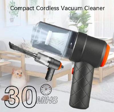 Portable Car Vacuum with 6" Head, ABS Plastic, 6" Length
