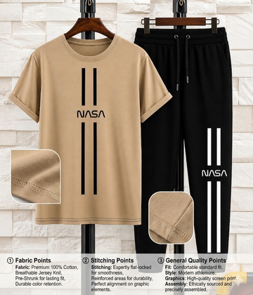 MENS NASA PRINTED TRACKSUIT 2 PEICES